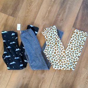 Girls Leggings Bundle Sz 10-12 L